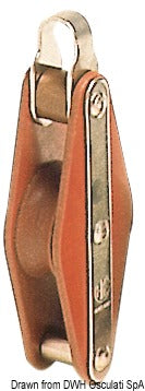 Bozzello Hye tufnol 1 puleggia EBH 12x43