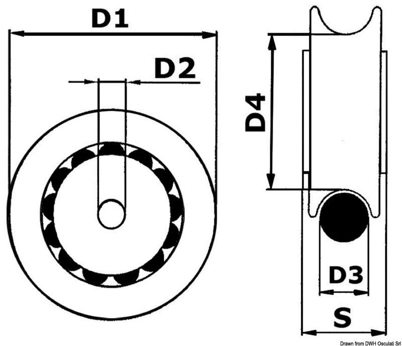 Puleggia 12 mm