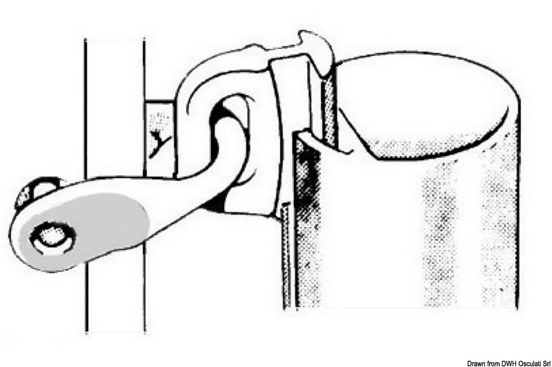 Cursori nylon curvi 14 mm