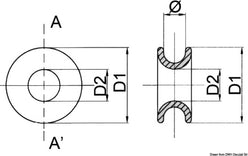 Anello a bassa frizione Ø 3 mm