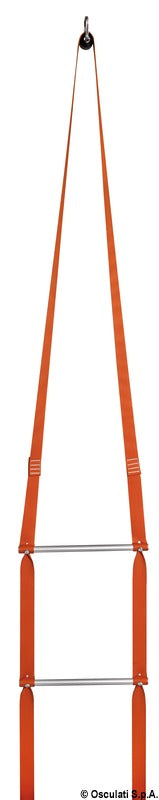Scala antitorsione per albero da 14 m (lunghezza scaletta 12,60 m)