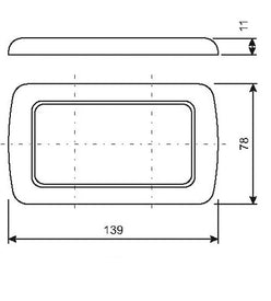 CORNICE A DUE MODULI MM.139X78