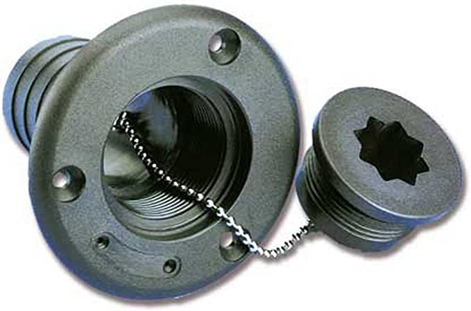 Tappo imbarco apertura conmaniglia winch diam. 50mm