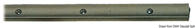 Rotaia anodizzata 25x16 mm 2 m