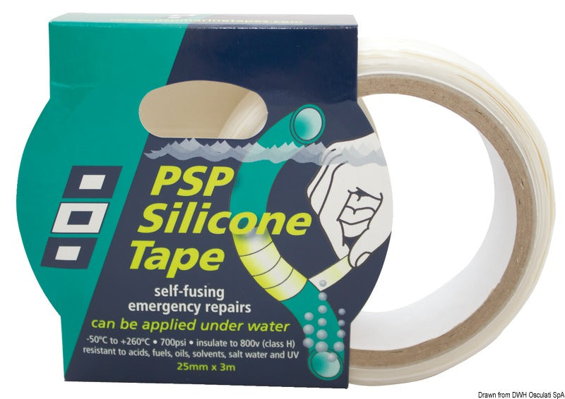Nastro in silicone autoamalgamante bianco