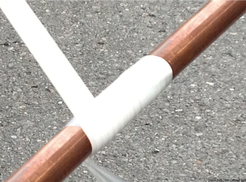 Nastro in silicone autoamalgamante bianco