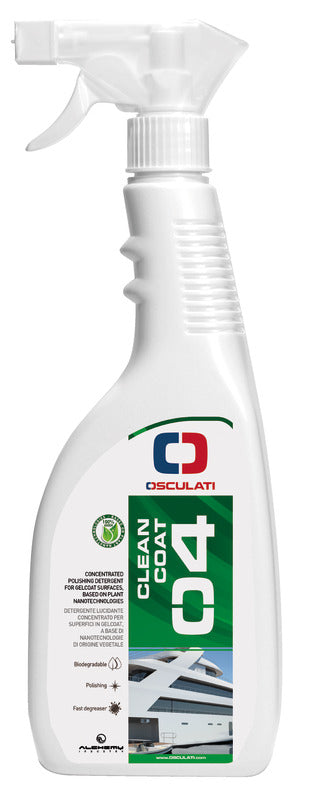 Cleancoat detergente lucidante per gealcoat 750 ml