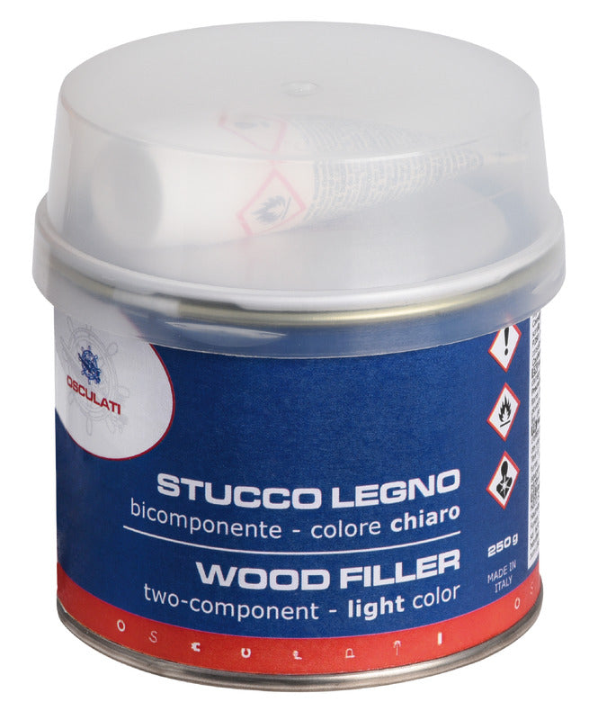 Stucco legno bicomponente chiaro 150 ml