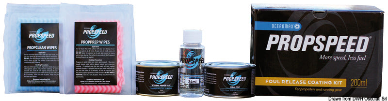 Kit antivegetativa siliconica PROPSPEED 200 ml