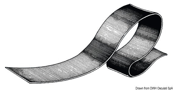 Piattina nera 80x3 mm