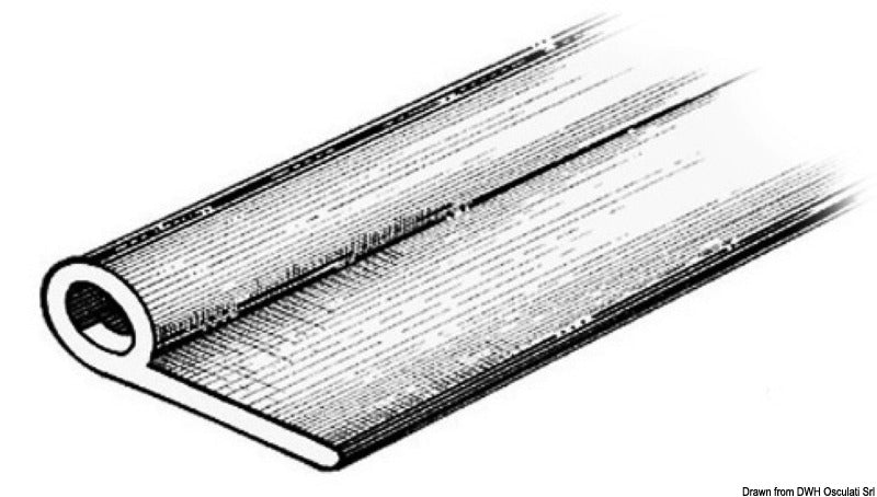 Profilo grigio scuro RAL 7012 2x34,1x13,5 mm