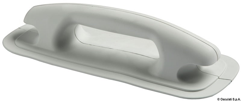 Maniglia/bitta 284x116 mm grigio chiaro RAL 7035