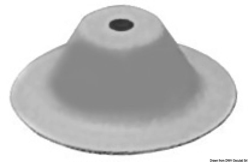 Portatendalino grigio RAL 7035 100 mm