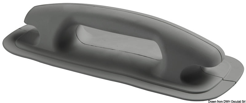 Maniglia/bitta 284x116 mm grigio scuro RAL 7012