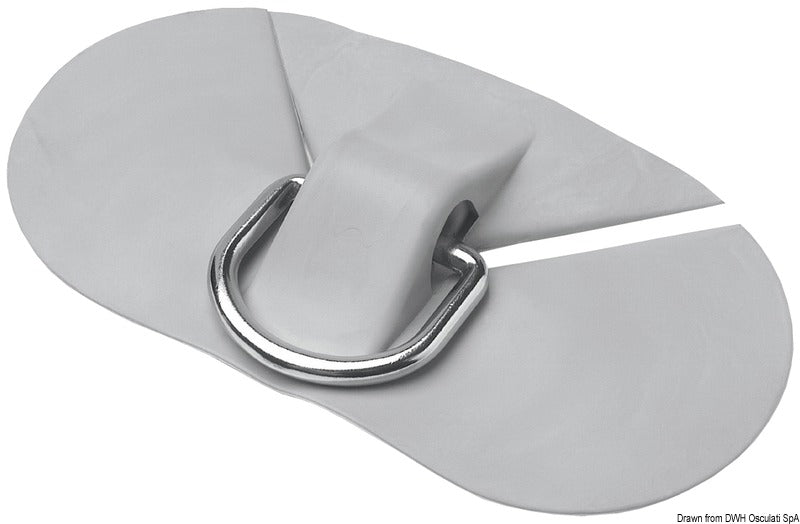 Anello prua grigio 95x175x22 mm