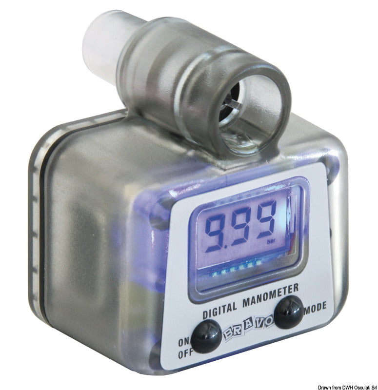 Manometro digitale 0-999 mbar 9 V