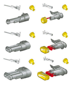 CONNETTORE SUPERSEAL 1 POLO MASCHIO