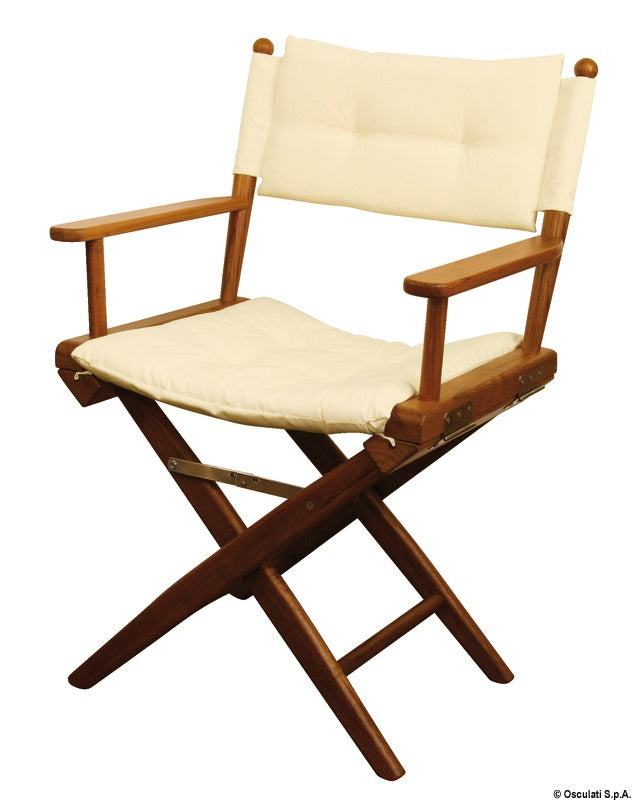 Sedia teak imbottita sabbia
