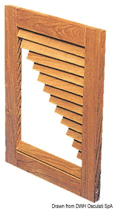 Profilo testata teak 45x22x1210 mm