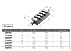 SILENZIATORE Ø MM.90