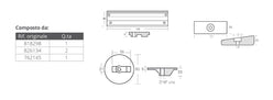 KIT ALLUM. MERCURY VERADO 4/OPTIMAX