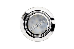 DIXPLAY LUNAR 10-15V DC 2700K  Flat Chrome Stainless Steel