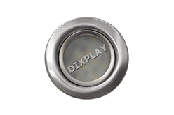 DIXPLAY LUNAR 10-15V DC 2700K  Flat Brushed Chrome Stainless Steel