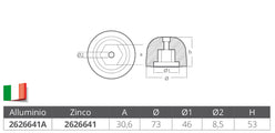 OGIVA ALLUMINIO SIDEPOWER-SLEIPNER