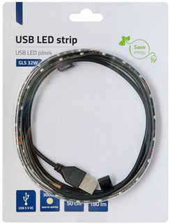 USB Strip 30 LED luce fredda – 180 lumen
