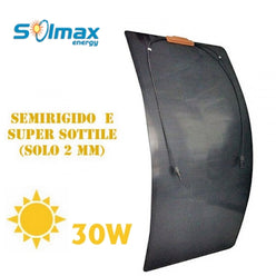 Pannello solare monocristallino semirigido 12V-30W