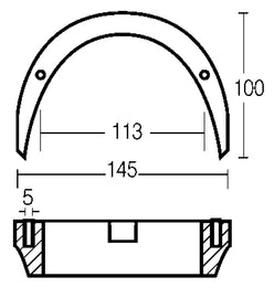 PLACCA 225 HP OMC