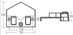 PLACCA YAMAHA V8