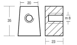 CUBO IN ZINCO