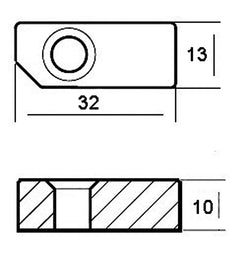 CUBO YAMAHA 63P-11325-01-00