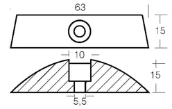 COPPIA PIASTRINE 110/120 HP ZINCO