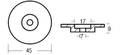 PLACCA TOHATSU 40/140 HP