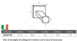 SUPPORTO MOTORE HP.25 2T 9,9 4T