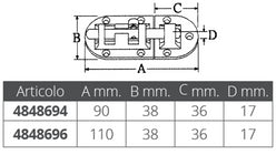 CATENACCIO INOX MM.90