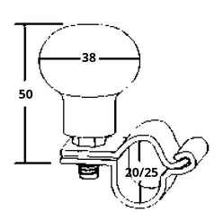 POMOLO GIREVOLE INOX