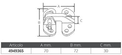 CERNIERA INOX 316