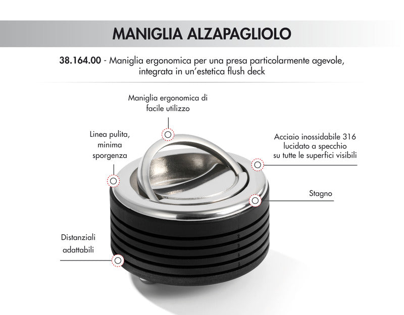 Alzapagliolo Eclipse antivibrante