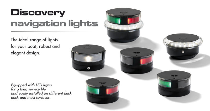 Luce di via Discovery - 360° testa d\'albero + 3 co