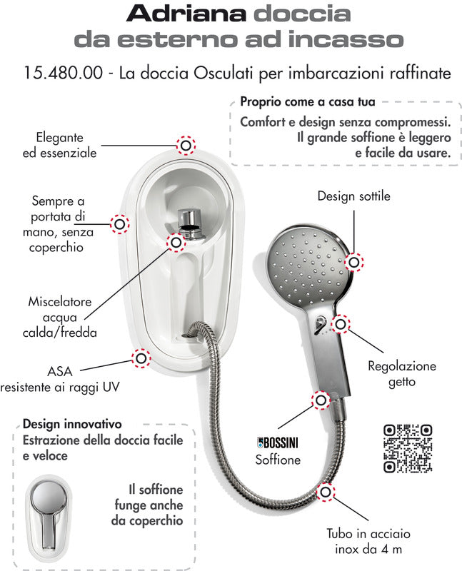 Box doccia ad incasso Adriana