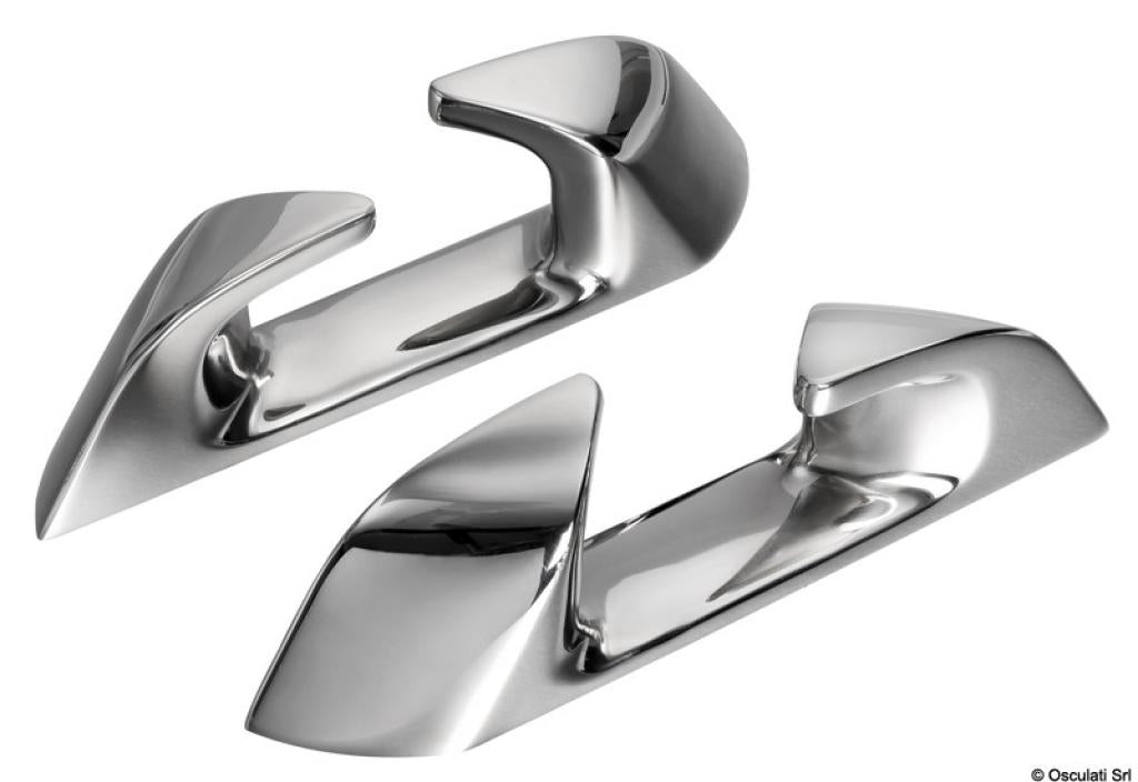 Passacavo inox Capri angolato 150mm (SX+DX)