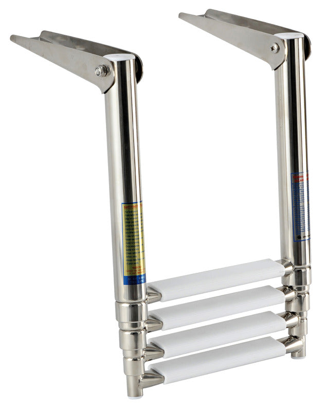 Scaletta inox telescopica 4 gradini