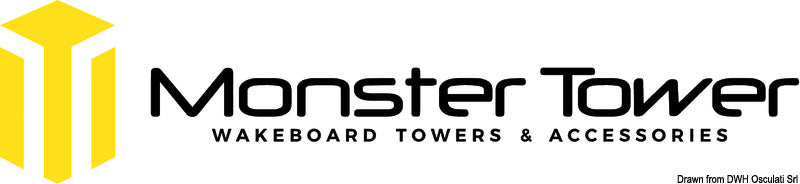 Staffa per wakeboards color alluminio