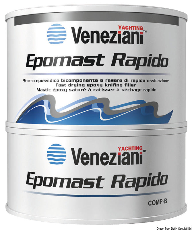 Stucco bicomponente Epomast Rapido grigio chiaro