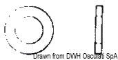 Rond.piane larga 6X24 AISI 304 ROND6X24