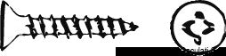 Viti fas.sv.cr.4,5X25 AISI 304 TRUC4,5X25